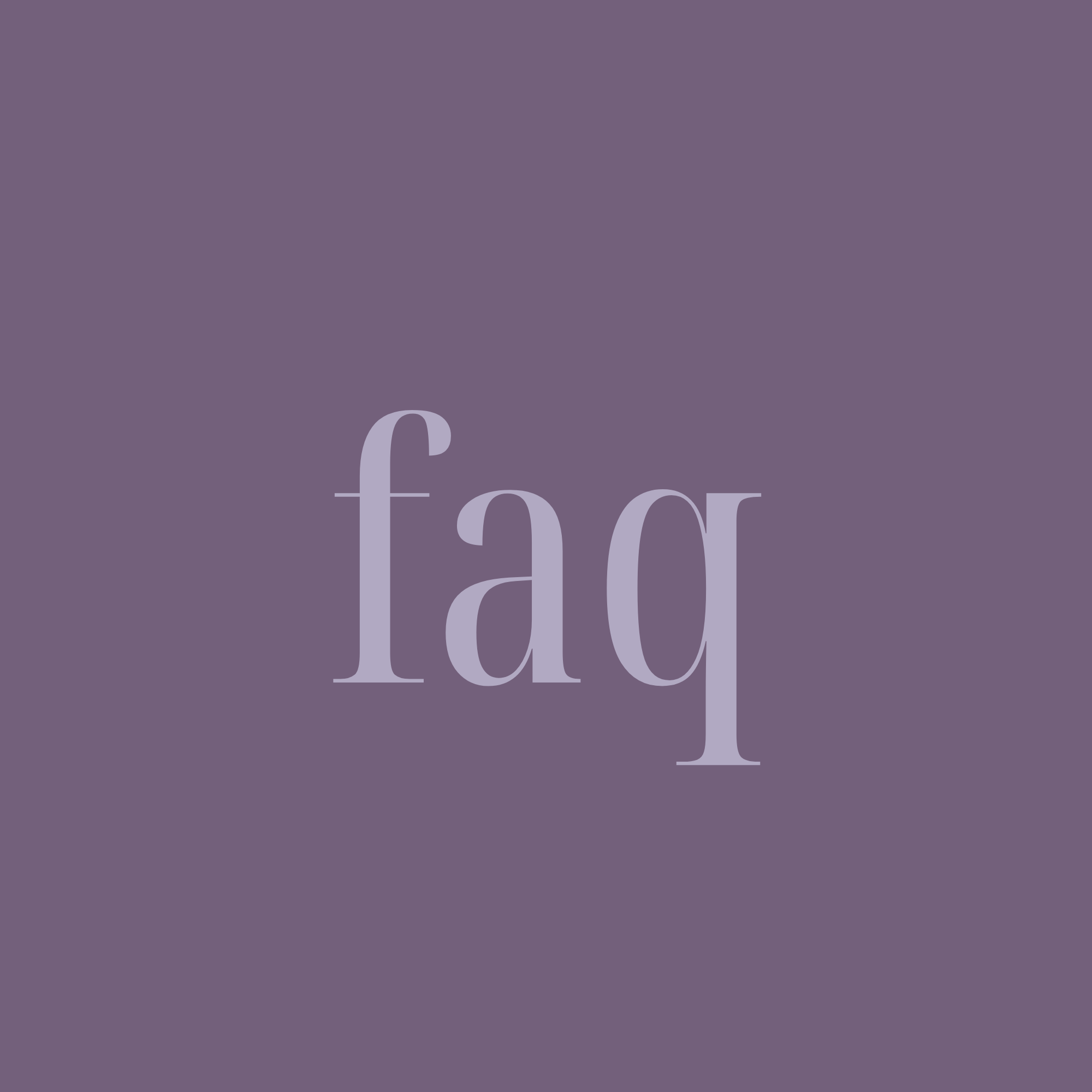 FAQ