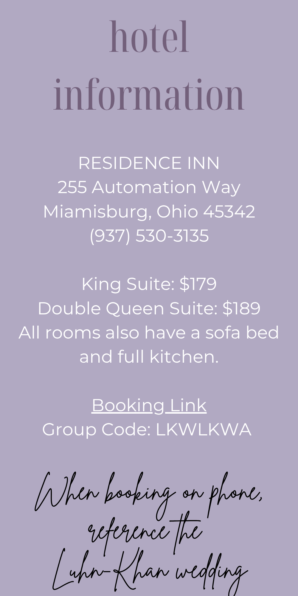 Hotel Information